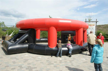 फुटबॉल के लिए मोबाइल इंटरएक्टिव खेल खेल Inflatable पन्ना सॉकर पिंजरे