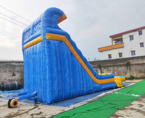 आउटडोर तह बच्चे खेल का मैदान Inflatable पानी स्लाइड पीवीसी तिरपाल