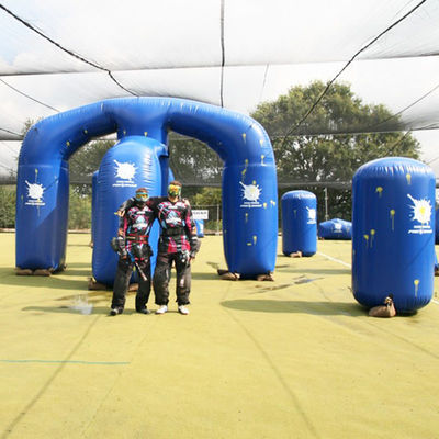 Inflatable पेंटबॉल बंकर तीरंदाजी टैग बाधाओं शूटिंग खेलों