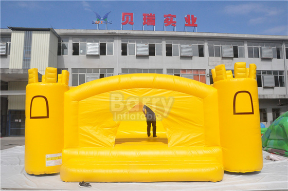 OEM वाणिज्यिक Inflatable बाउंसर पीला बाउंस जंप हाउस