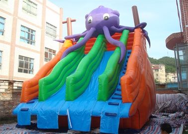 मनोरंजक वाणिज्यिक Inflatable स्लाइड, जल पार्क के लिए inflatable पूल स्लाइड