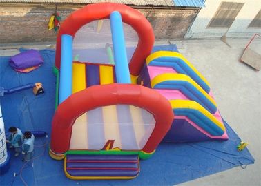 कॉम्बो वाणिज्यिक Inflatable स्लाइड, खेलने के लिए Inflatable बाउंसर स्लाइड