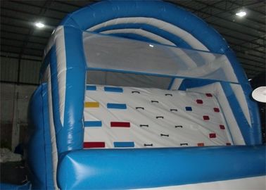 पूल EN14960 के साथ 0.55 मिमी पीवीसी ब्लू मिनी बच्चे वाणिज्यिक Inflatable स्लाइड