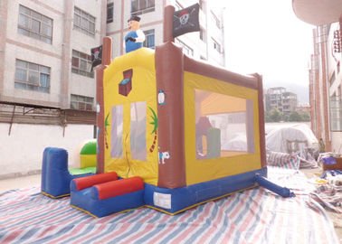 थीम पार्क Inflatable कॉम्बो Toddlers समुद्री डाकू जहाज उछाल कैसल किराए के लिए
