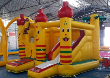 टिकाऊ पीवीसी Inflatable कॉम्बो, स्लाइड के साथ पार्टी कैसल बाउंस हाउस