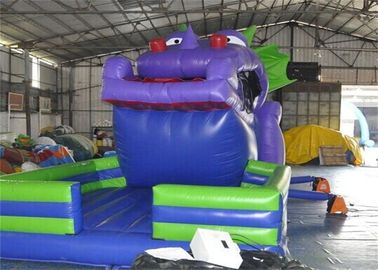 अनुकूलित आकार वाणिज्यिक Inflatable स्लाइड, बच्चों के लिए 18 फीट Inflatable डायनासोर स्लाइड