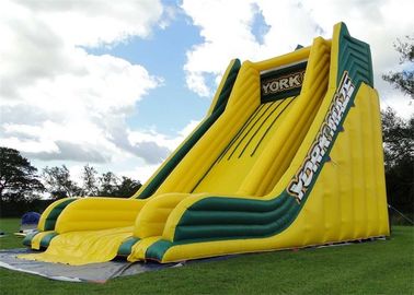 आउटडोर वाणिज्यिक Inflatable स्लाइड, वयस्क के लिए रोमांचक विशालकाय Inflatable सूखी स्लाइड