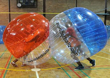 मजेदार आउटडोर Inflatable खिलौने, लोगो मुद्रण के साथ Inflatable मानव बम्पर बॉल्स