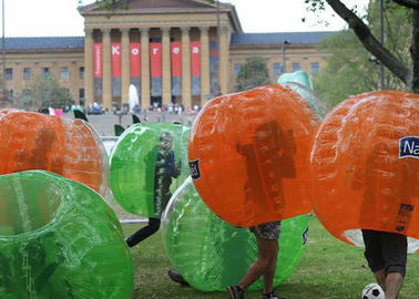 मानव आकार का पागल सॉकर बबल / मानव Inflatable बम्पर बुलबुला बॉल