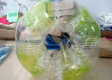 पीवीसी बाहर Inflatable बच्चों के खिलौने अद्भुत बुलबुला बॉल / Inflatable मानव बम्पर बॉल