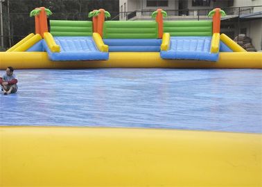 बच्चों के लिए विशालकाय आउटडोर खेल उपकरण अद्भुत Inflatable जल पार्क