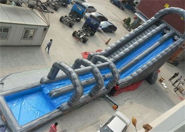 वयस्क किराया के लिए रोमांचक विशाल पिछवाड़े Inflatable पानी स्लाइड