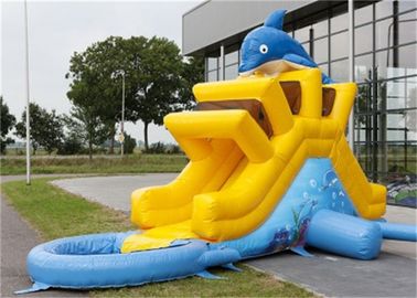 बच्चों के लिए मिनी Inflatable जल स्लाइड, Inflatable जल कूदते महल स्लाइड