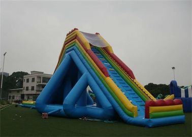 वयस्कों के लिए आउटडोर विशालकाय हिप्पो Inflatable जल स्लाइड और पूल