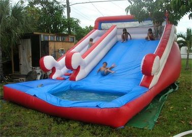 पूल के लिए अनुकूलित मजेदार बड़े Inflatable जल स्लाइड, EN14960