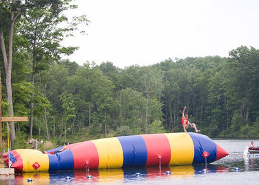 मनोरंजन पार्क के लिए रोमांचक Inflatable जल खिलौने / पानी Catapult Blob
