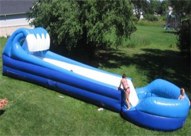 घास के मैदान के लिए लंबी Inflatable वाणिज्यिक जल स्लाइड, Inflatable पूल जल स्लाइड