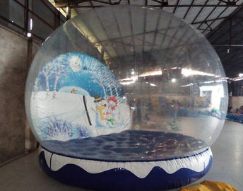 Inflatable क्रिसमस स्नो ग्लोब, आउटडोर के लिए पीवीसी Tarpaulin Inflatable क्रिसमस बॉल