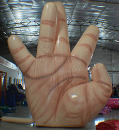 5 उंगलियों के साथ आग प्रतिरोधी विशालकाय inflatable एकल हाथ सजावट