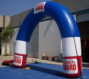 घटना inflatable विज्ञापन उत्पाद प्लेटो पीवीसी tarpaulin के घुमावदार आर्क