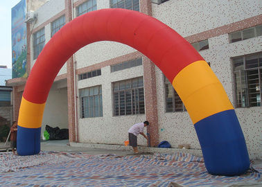 घटना के लिए पीवीसी Inflatable विज्ञापन उत्पाद इंद्रधनुष मानक आर्क