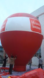 लाल संवर्धन Inflatable विज्ञापन उत्पाद, किराए के लिए विज्ञापन गुब्बारे