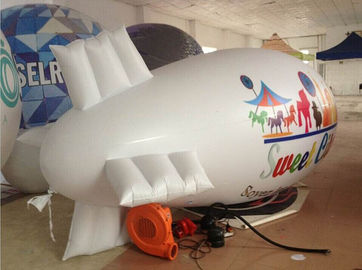 प्रदर्शन के लिए पीवीसी Inflatable विज्ञापन उत्पाद एयरटाइट ब्लींप हीलियम एयरशिप