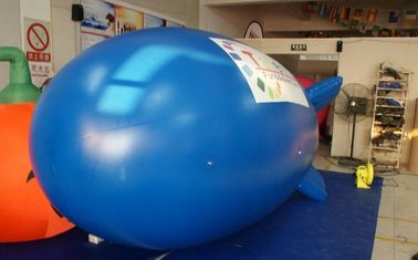4 मीटर लंबे 0.18 मिमी पीवीसी Inflatable विज्ञापन उत्पाद हीलियम गुब्बारे