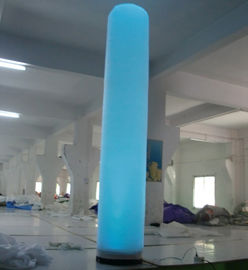एलईडी प्रकाश के साथ EN71 स्वीकृत बड़े वाणिज्यिक Inflatable कॉलम