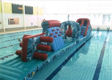 खेलों के लिए रोमांचक Inflatable बाधा कोर्स फ़्लोटिंग Inflatable जल बाधा कोर्स