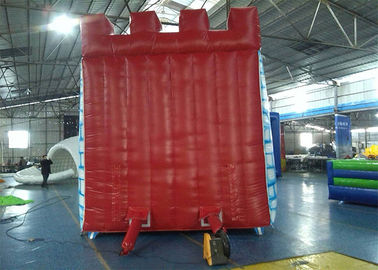 सहायक उपकरण के साथ मजेदार Inflatable इंटरएक्टिव खेल चिपचिपा दीवार