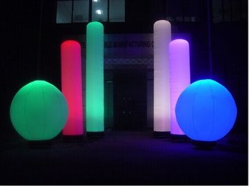 इवेंट उत्सव के लिए रंगीन विज्ञापन Inflatable एलईडी लालटेन / प्रकाश