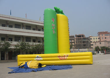 टिकाऊ Inflatable इंटरएक्टिव खेलों खेल के मैदान के लिए inflatable चढ़ाई दीवार