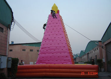 बड़े वयस्क Inflatable खेल, अद्भुत आउटडोर inflatable रॉक दीवार