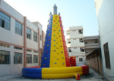 रंगीन Inflatable इंटरेक्टिव इंडोर Inflatable चढ़ाई दीवार किराया