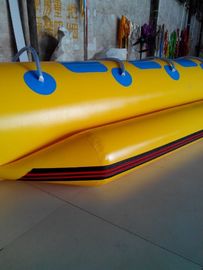 एकल लेन Inflatable जल खिलौने, 6 व्यक्ति के लिए पीवीसी Tarpaulin केला नाव Towable