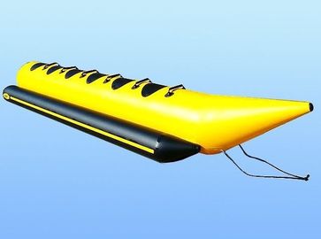 मनोरंजन पार्क सीई / उल ब्लोअर के साथ 6 व्यक्ति Inflatable जल केला नाव