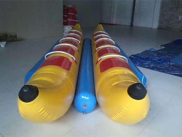 10 सीट्स Inflatable खिलौना नाव, डबल ट्रिपल सिलाई Inflatable केला नाव