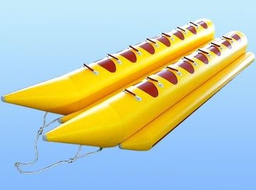 अनुकूलित टिकाऊ Inflatable फ्लाई मछली केला नाव / खिलौना Inflatable नाव