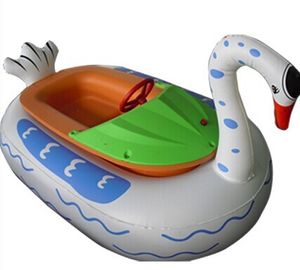 मजेदार पूल Inflatable खिलौना नाव, पशु Inflatable पानी बम्पर नौकाओं