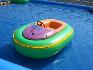 मिनी 0.9 मिमी पीवीसी स्विमिंग पूल खिलौने Inflatable मोटरसाइकिल बम्पर नाव