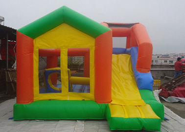 1 कॉम्बो बाउंस हाउस में आवासीय inflatable बाउंसर स्लाइड कॉम्बो 4