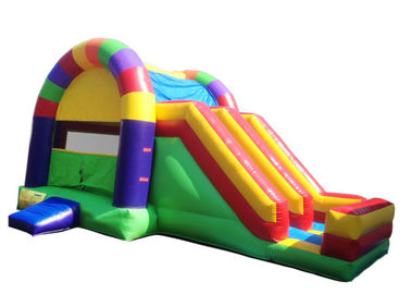 सीई के साथ एक रंगीन Inflatable कॉम्बो / बाउंस हाउस स्लाइड कॉम्बो में दो
