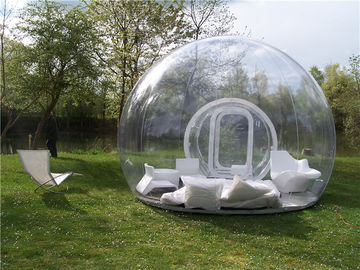 पारदर्शी कक्ष Inflatable तम्बू, ब्लोअर के साथ Inflatable बुलबुला तम्बू