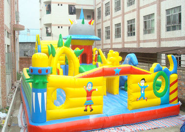 अनुकूलित रंगीन Inflatable उछाल कैसल, बच्चों Inflatable खेल का मैदान