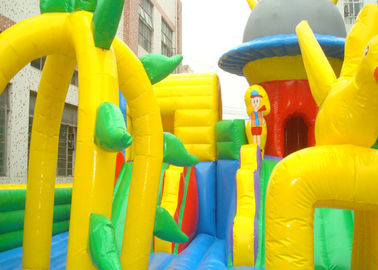 अनुकूलित रंगीन Inflatable उछाल कैसल, बच्चों Inflatable खेल का मैदान