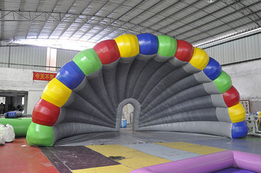 इंद्रधनुष Inflatable तम्बू, रंगीन पीवीसी Inflatable चरण तम्बू के लिए तम्बू