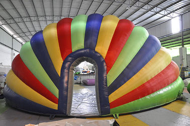 इंद्रधनुष Inflatable तम्बू, रंगीन पीवीसी Inflatable चरण तम्बू के लिए तम्बू