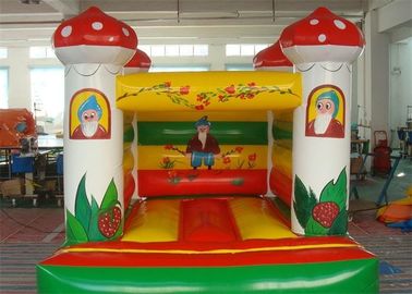 मशरूम Inflatable बाउंसर, रंगीन Inflatable मनोरंजन उपकरण
