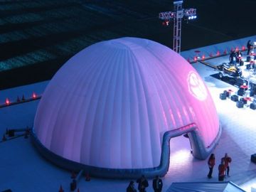 यूवी - स्टेज कवर 30 मीटर के लिए प्रतिरोध प्रकाश डोम पार्टी Inflatable तम्बू